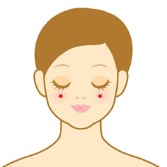 顔ツボで美容効果アップ